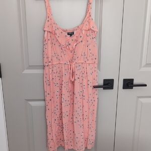 Torrid Pink Floral Dress